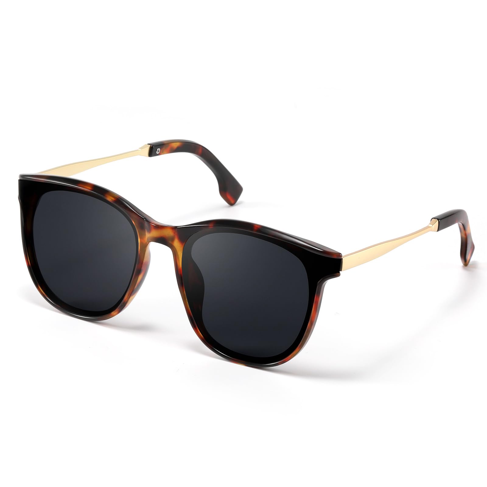 Foliful Vintage Oversized Sunglasses – UV400 Metal Frame | Women & Men