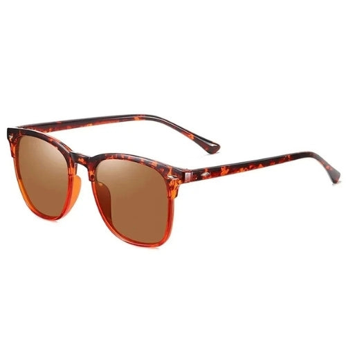 Polarized Vintage Sunglasses for Men – Classic UV400 Outdoor Fashion Glasses with Anti-Reflective Mirror Lenses