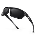 SKYFUEN Bifocal Polarized Sunglasses Men Anti glare/UV TR90 Wrap Sports Sun Readers Reading Glasses Fishing Driving Outdoor Far/Near Tinted Bi-Focal Build-in Vintage Eyeglasses 3.5